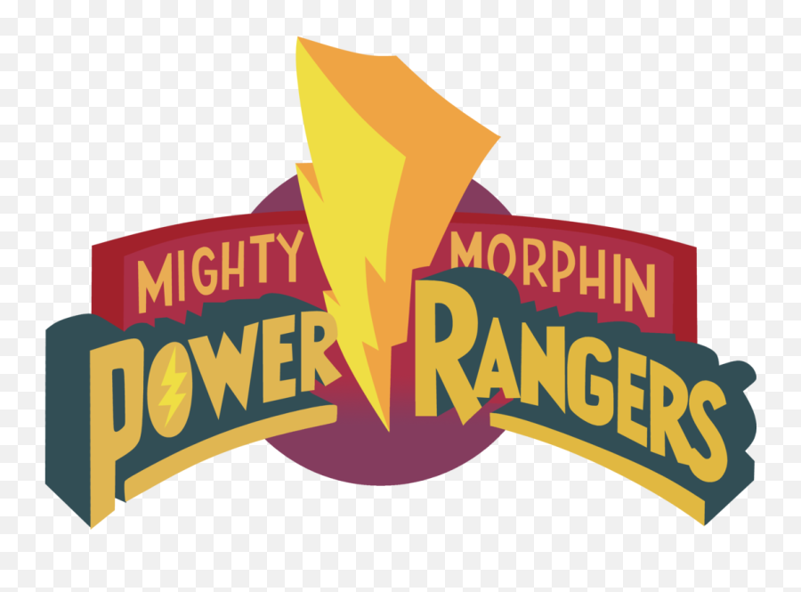 Vector Power Thunder Transparent Png - Power Rangers Logo Png Emoji,Power Rangers Emoji