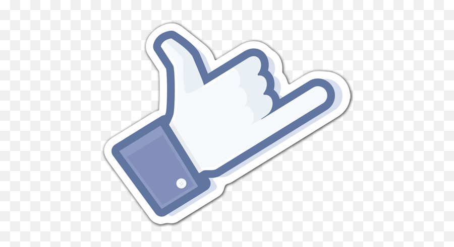 Sticker Shaka Facebook - Like Us On Facebook Emoji,Shaka Emoji