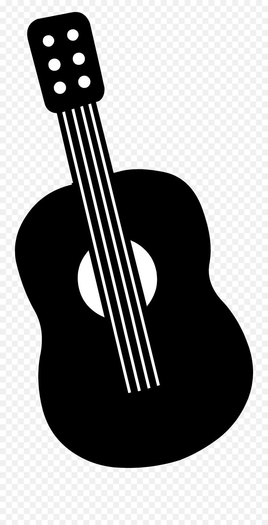 Free Silhouette Guitar Download Free Clip Art Free Clip - Small Guitar Clip Art Emoji,Guitar Emoticon
