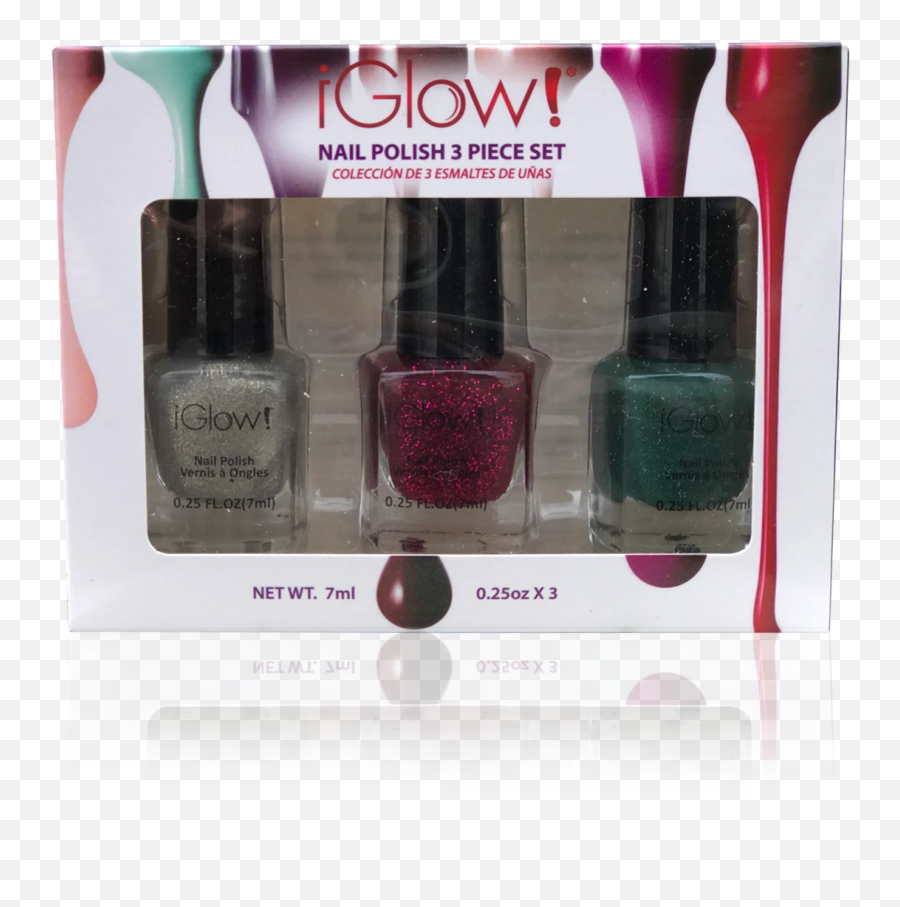 Iglow Nail Polish 3pk Shades - Nail Polish Emoji,Nailpolish Emoji