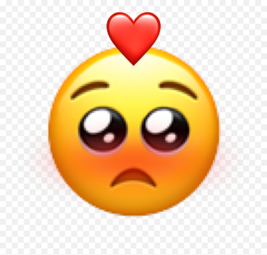 Emoji Aww Cute Heart Adorable Sticker - Happy,Aww Emoji