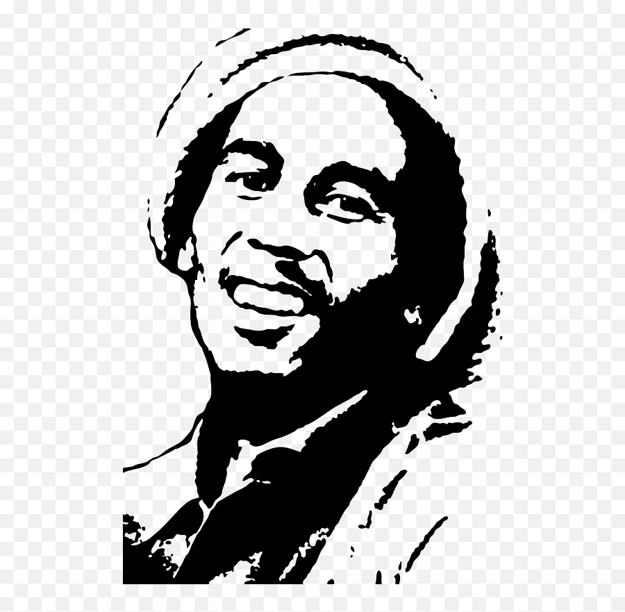 Painting Clipart Portrait Painting Portrait Transparent - Art Stencil Silhouette Bob Marley Emoji,Emoji Paintings