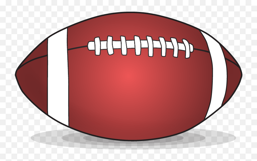 Rugby Ball Cartoon Png Clipart - For American Football Emoji,Rugby Ball Emoji