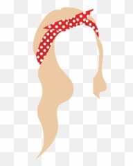 Own Rosie Avatar Clipart - Hair Design Emoji,Rosie The Riveter Emoji