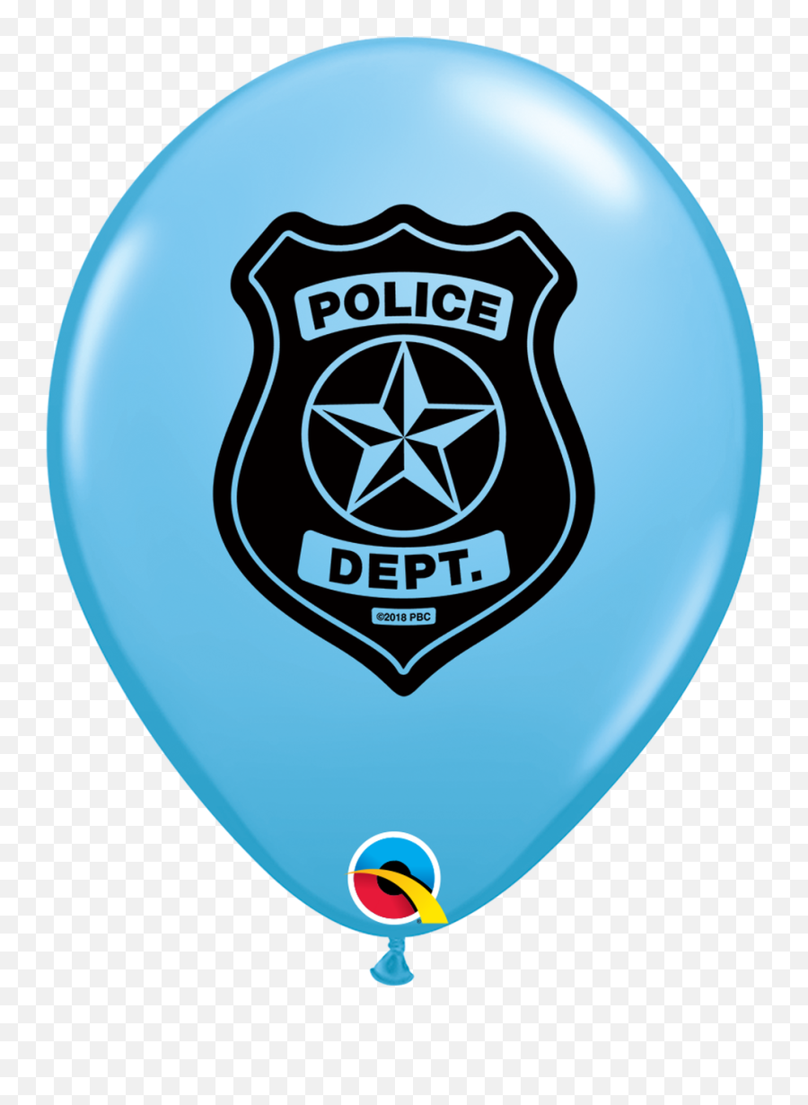 Police Dept - Police Dept Latex Balloons Emoji,Police Badge Emoji