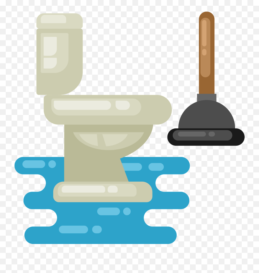 Water In Toilet Clipart - Plumbing Fitting Emoji,Emoji Plunger