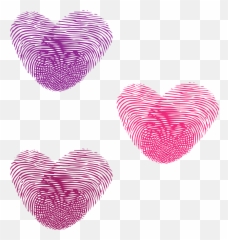 Heart Love Hearts Thumbprint Wedding - Heart With Fingerprint Transparent Emoji,Wedding Emoji Game