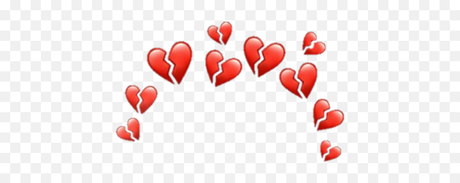 Heart Broken Hearts Broke Brokenheart Brokenhearts Clipart - Broken Heart Crown Png Emoji,Heartbreak Emoji