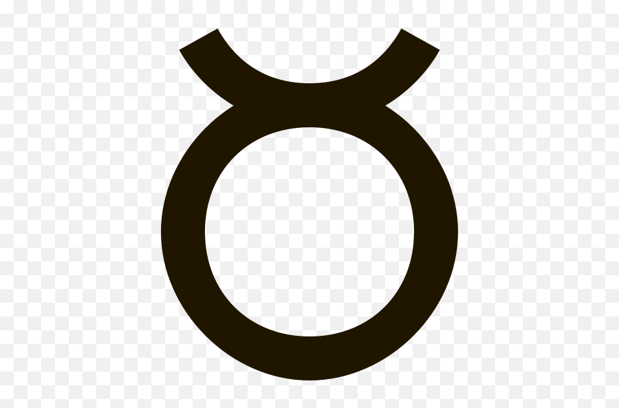 Taurus Icon At Getdrawings - Alchemy Symbols Sulfur Salt Mercury Emoji,Taurus Symbol Emoji