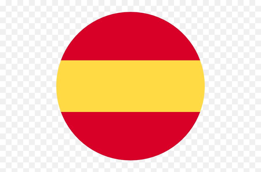 Spain Flag Button Clip - Spain Round Flag Png Emoji,Spain Flag Emoji