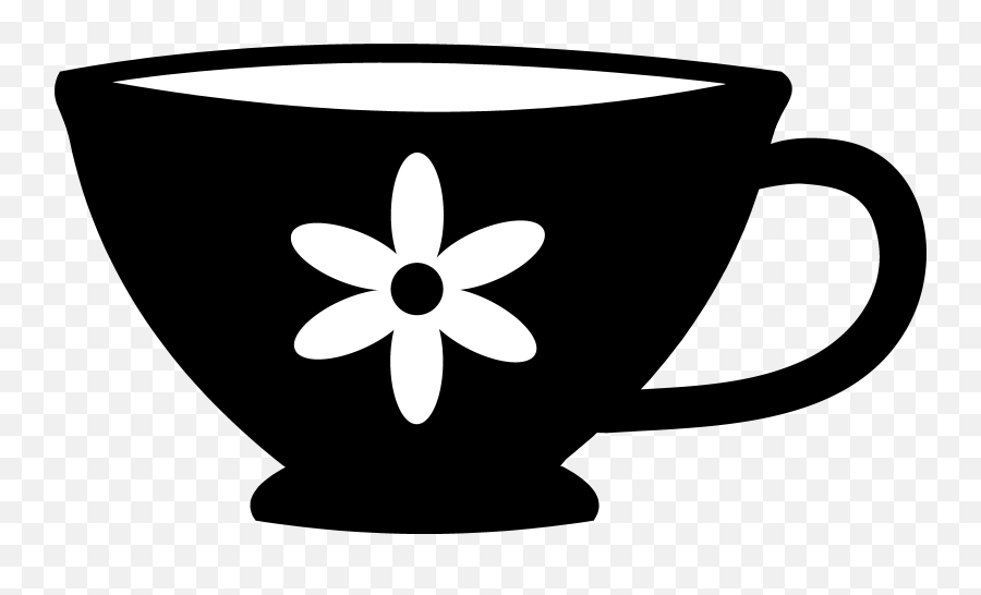 Teacup Svg Transparent Png Clipart - Silhouette Tea Cup Clipart Emoji,Coffee Poodle Emoji