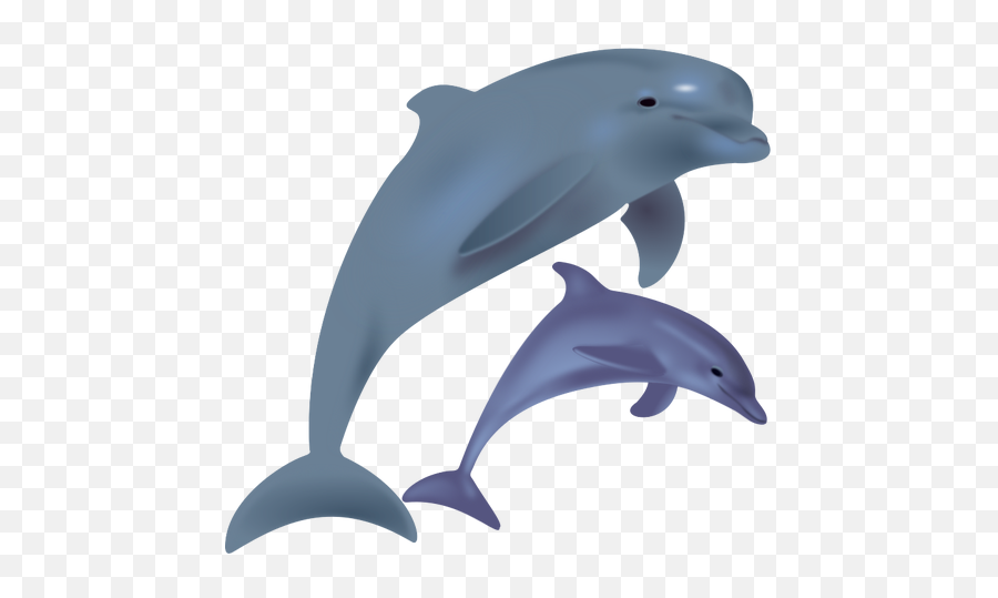 Two Dolphins - Dolphins Clipart Emoji,Miami Dolphins Emoji