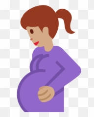 Pregnant Woman Emoji With Medium - Twitter