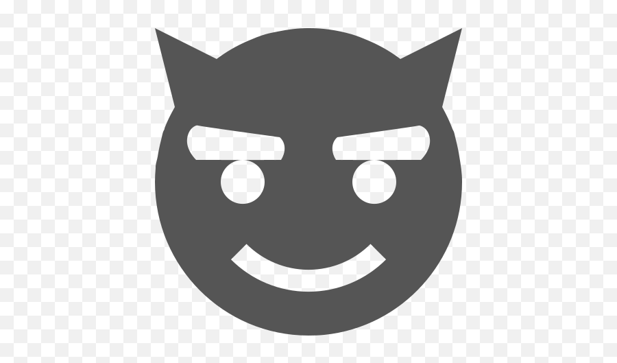 Icon Of Super Flat Remix V1 - Smiley Emoji,Devilish Emoticon