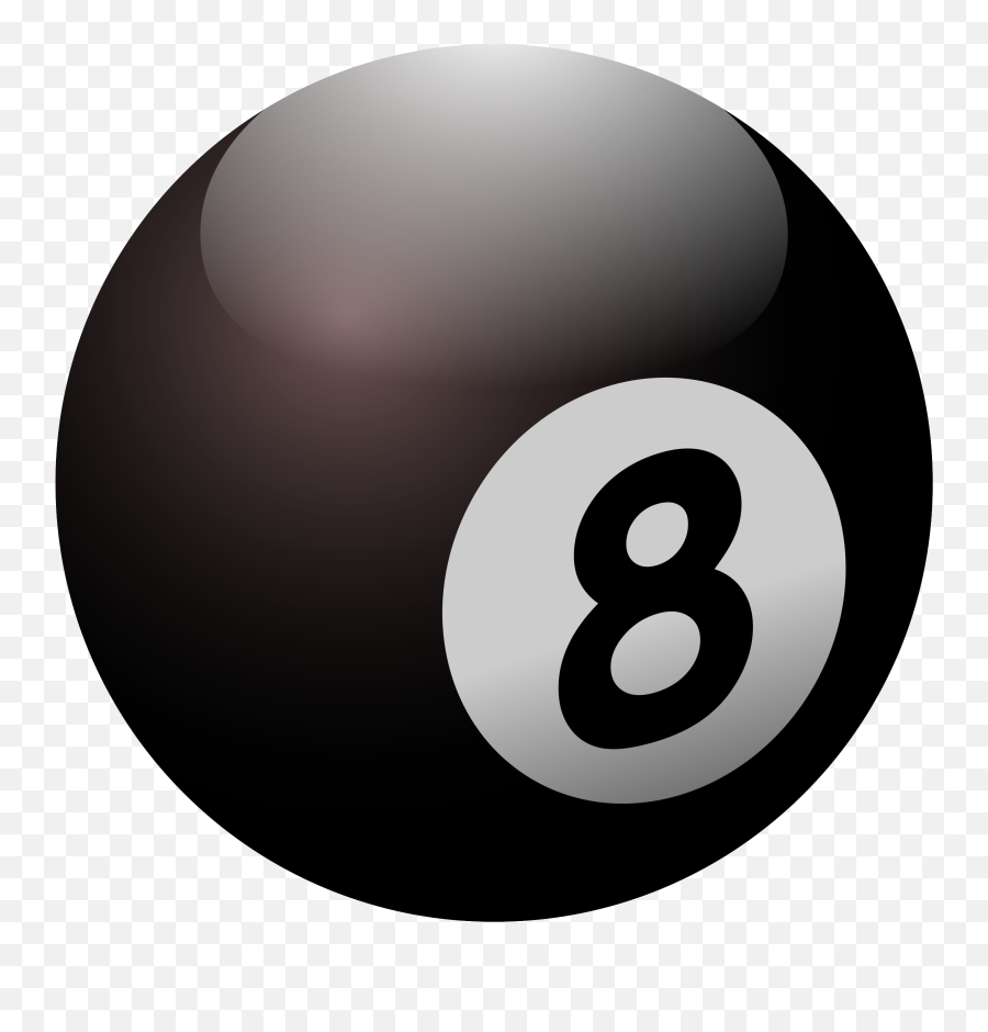 8 Ball Png Picture - Snooker Clip Art Emoji,8 Ball Emoji