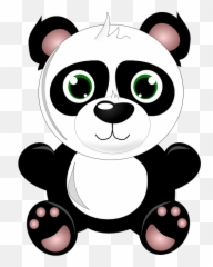 Baby Panda Banner Library Stock - Cartoon Images Download Emoji