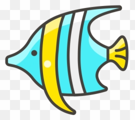 Tropical Fish Emoji Icon - Simple Fish Clip Art,Fish Emoji