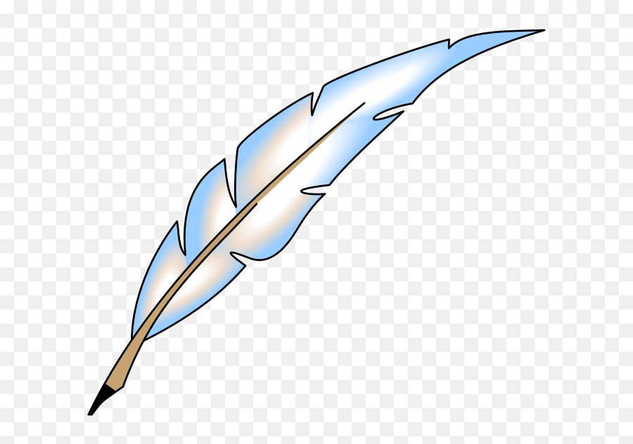 Feather - Transparent Background Feather Pen Clipart Emoji,Elder Scrolls Emoji