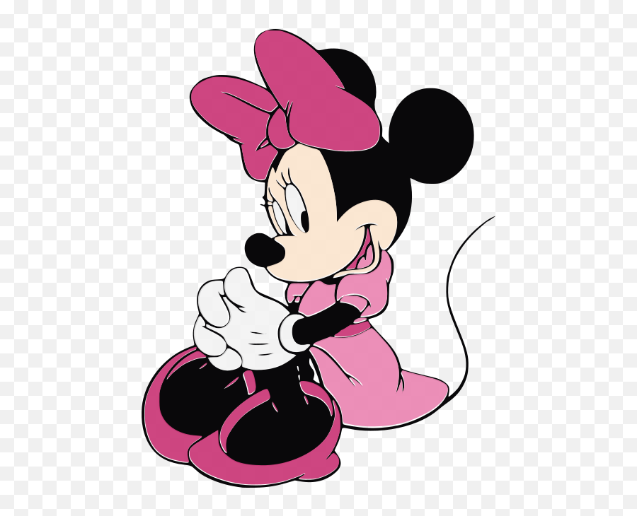 Lucille Bat Clipart - Minnie Mouse Sitting Clipart Emoji,Lucille Bat Emoji