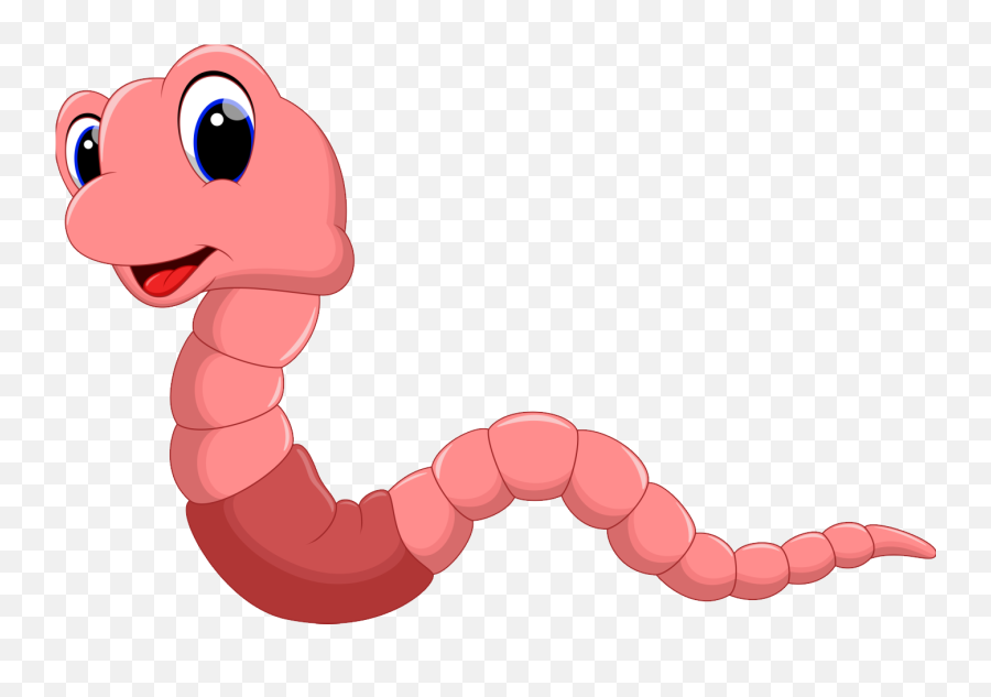 Worm Clipart Transparent - Earth Worms Clip Art Emoji,Worm Emoji