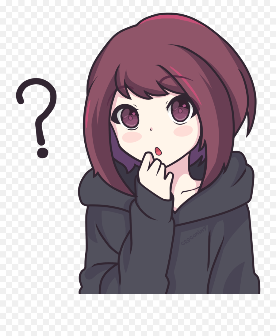 Confused Meme Memes Kawaiigirl Anime - Mooch Ko English Mein Kya Kehte Hain Emoji,Confused Emoji Meme