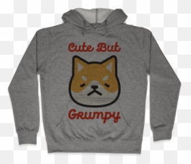 Grumpy Hooded Sweatshirts Lookhuman - Hoodie Emoji,Grumpy Cat Emoji
