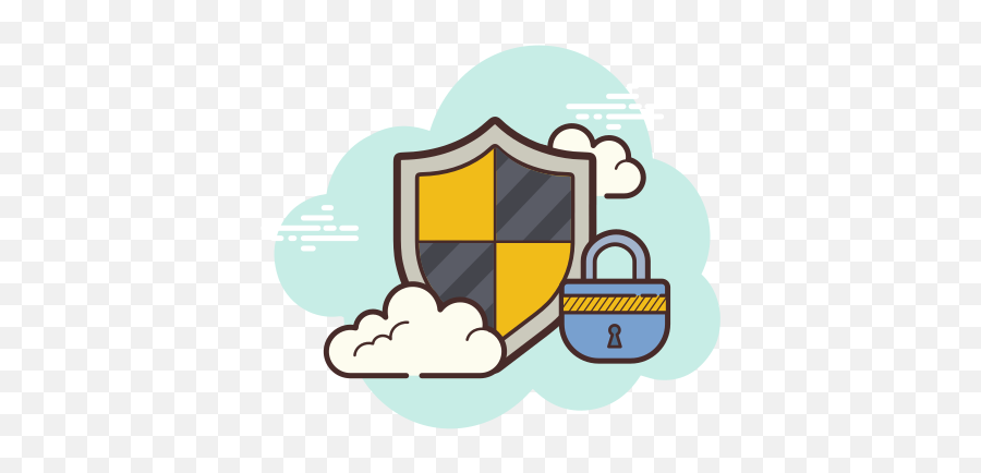 Security Lock Yellow Icon - Free Download Png And Vector Illustration Emoji,Locked Emoji