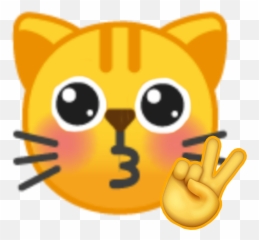 Emoji Catemoji Emojicat Emojis Peace - Emoji Cat,Peace Emojis