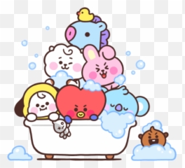 Bt21 Tata Mang Chimmy Cooky Shooky Rj - Bt21 Baby Tata And Chimmy Emoji,Bt21 Emoji