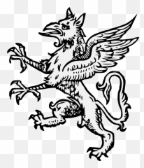 Details Png - Heraldic White Griffin Clipart Full Size Emoji