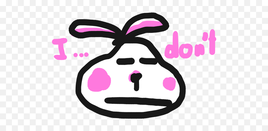 Fat Easter Bunny - Clip Art Emoji,Easter Emoji Message