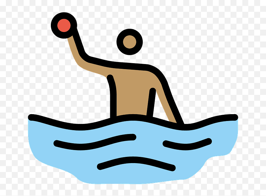 Person Playing Water Polo Emoji Clipart Free Download - Water Polo,Water Emoji Png
