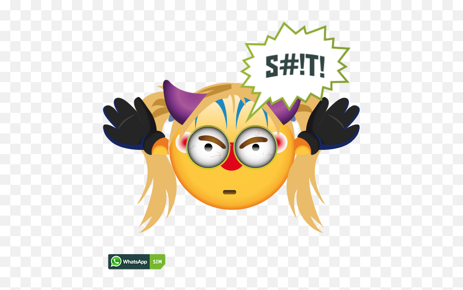 Geburtstag Emoji Mit Clown - Emoticon,Makeup Emojis