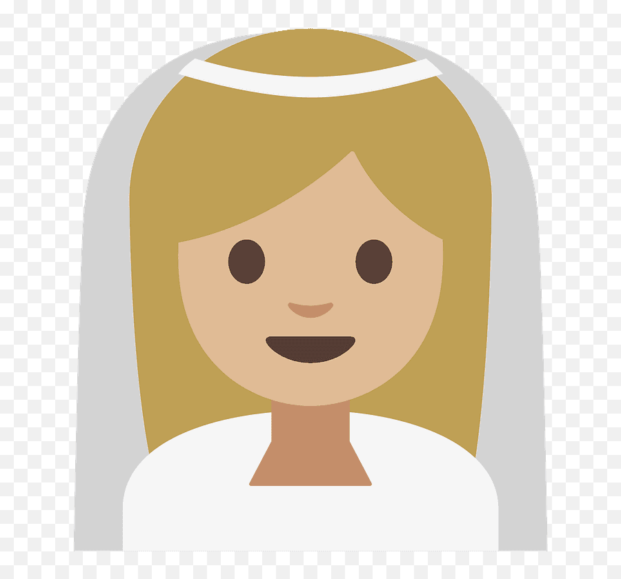 Person With Veil Emoji Clipart - Braut Emoji,Eyelash Emoji