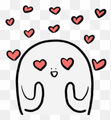 Pulsating Heartbeat Sticker - Beating Girly Emoji