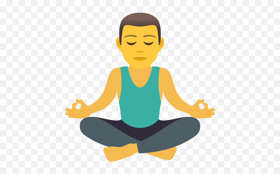 Emoji Man In Lotus Position To Be Copiedpasted Wprock - Meditation Activity,Turn Emoji