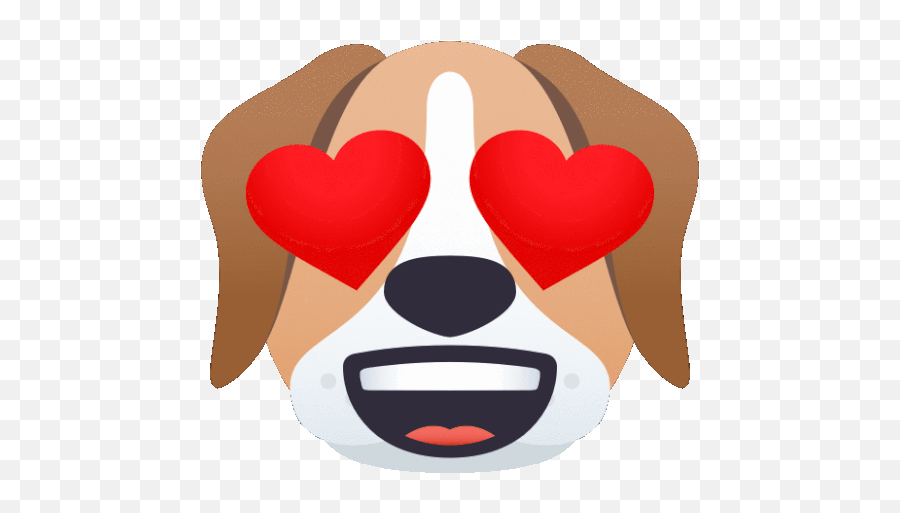 In Love Dog Gif - Inlove Dog Joypixels Discover U0026 Share Gifs Happy Emoji,Lovestruck Emoji