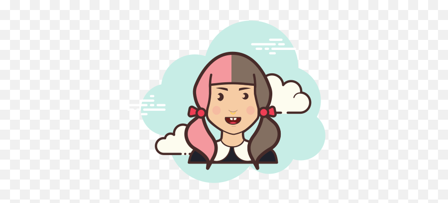 Melanie Martinez Icon - Free Download Png And Vector Melanie Martinez Icon Emoji,Girl Magnifying Glass World Emoji