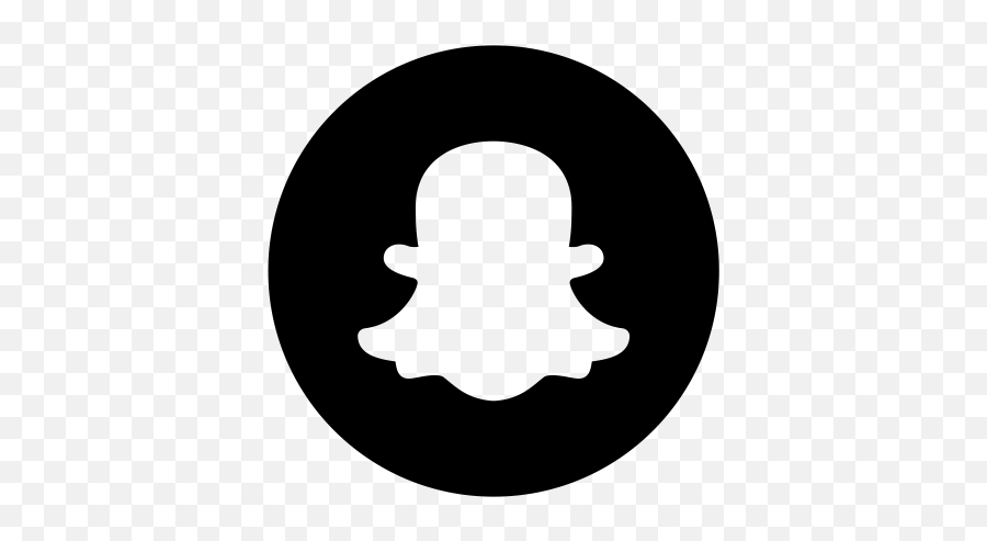 Snapchat Logo Png - Black Snapchat Logo Png Emoji,Snapchat Emoji
