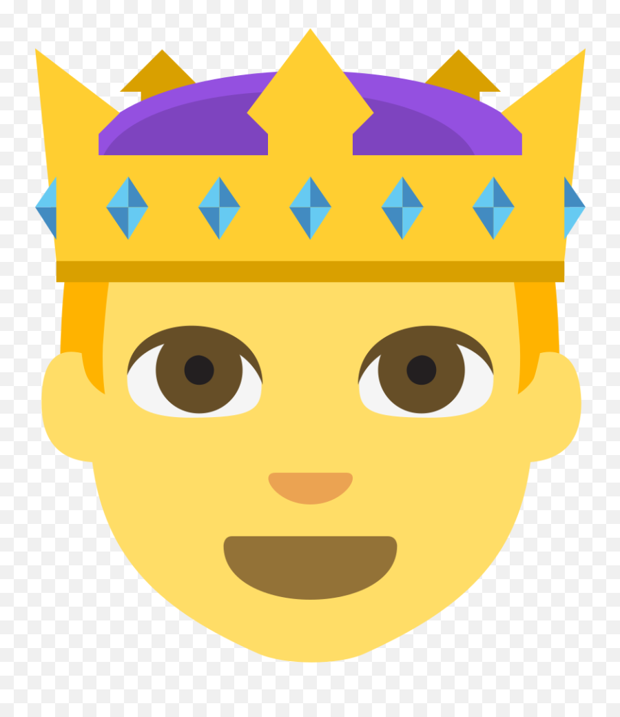 Emojione 1f934 - Prince Emoji,King Emoji