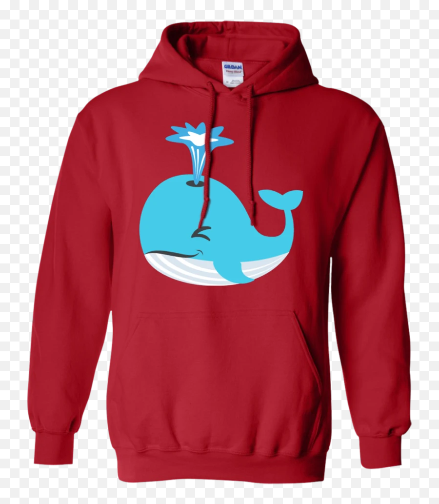 Whale Blow Hole Spray Emoji Hoodie - Hoodie,Splash Emoji