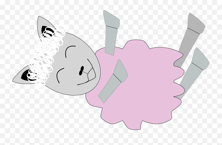Sheep Lamb Emoji Smile Happy - Cartoon,Laughing Emoji