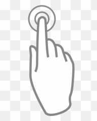 Double Click Touch Android Gesture - Swipe Finger Gif Png Emoji