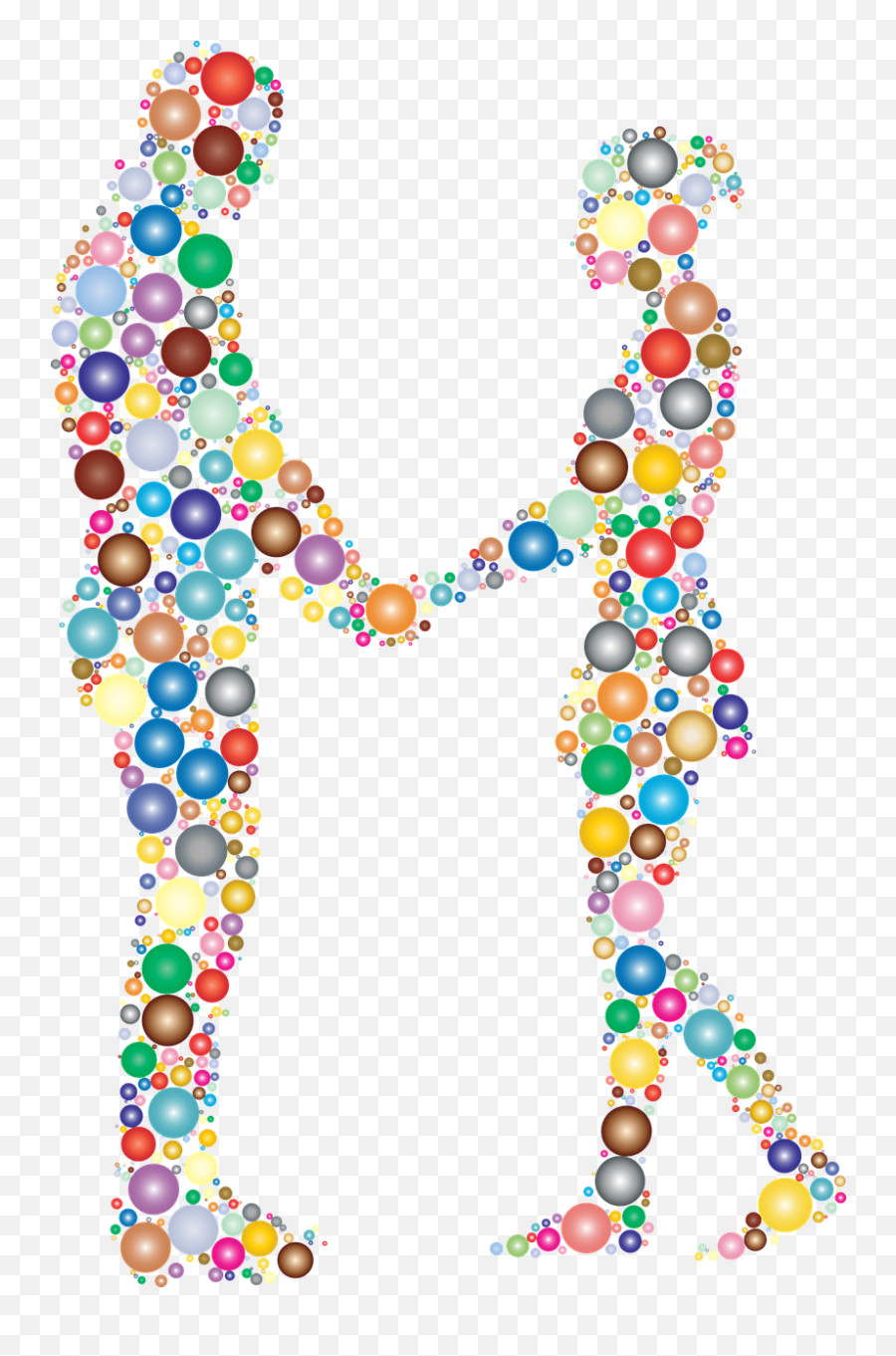 Couple Relationship Love Romance Man - Abstract Colorful Man Woman Emoji,Emoji Balloon Arch