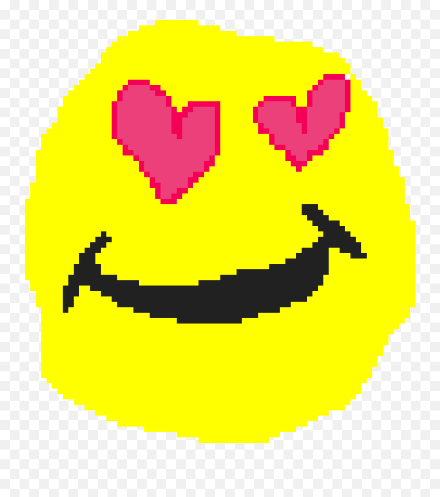 Pixilart - Smiley Emoji,Yellow Heart Emoji