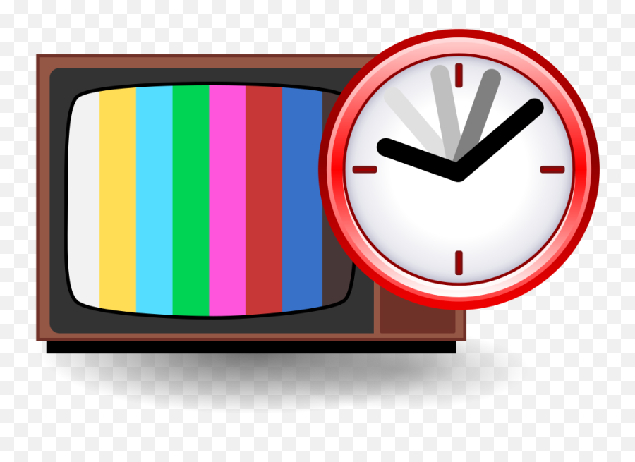 Tv - Transparent Time Clock Png Emoji,Rick And Morty Emojis