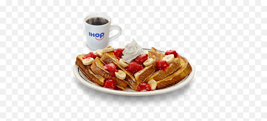 Strawberry Banana French Toast Ihop - Ihop Big Breakfast Combo Emoji,French Toast Emoji