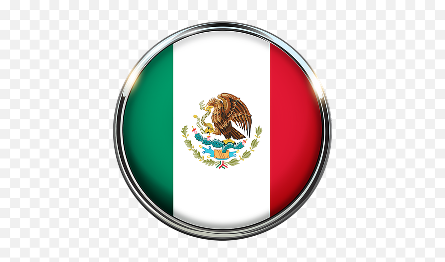 Mexico Flag Circle Mexican - Transparent Mexico Flag Circle Emoji,Flag Of Mexico Emoji