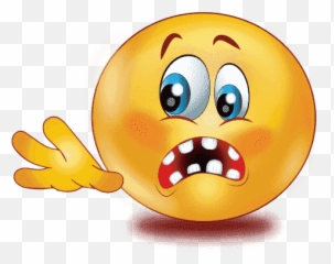Gradient Scared Emoji Transparent Png Png Mart - Smiley,Hello Emoji