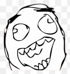 Excited Face Meme Baby - Happy Troll Png Emoji